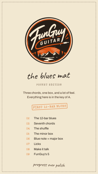 Cover of the Pocket Blues Mat